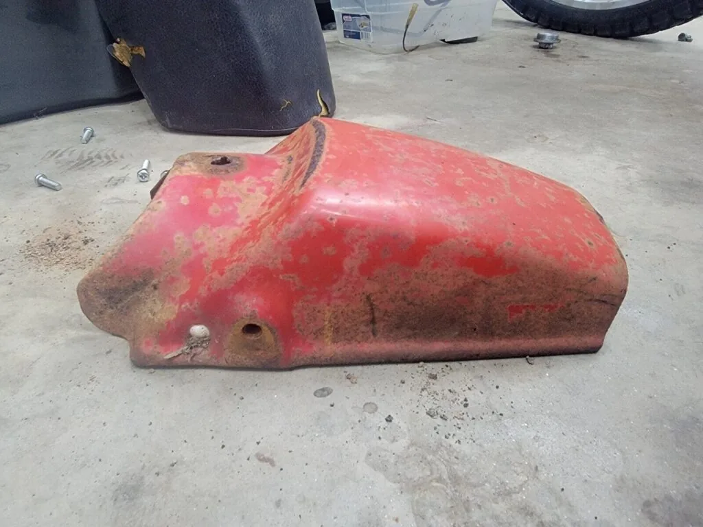 honda xl75 xl80 rear fender — photo 4