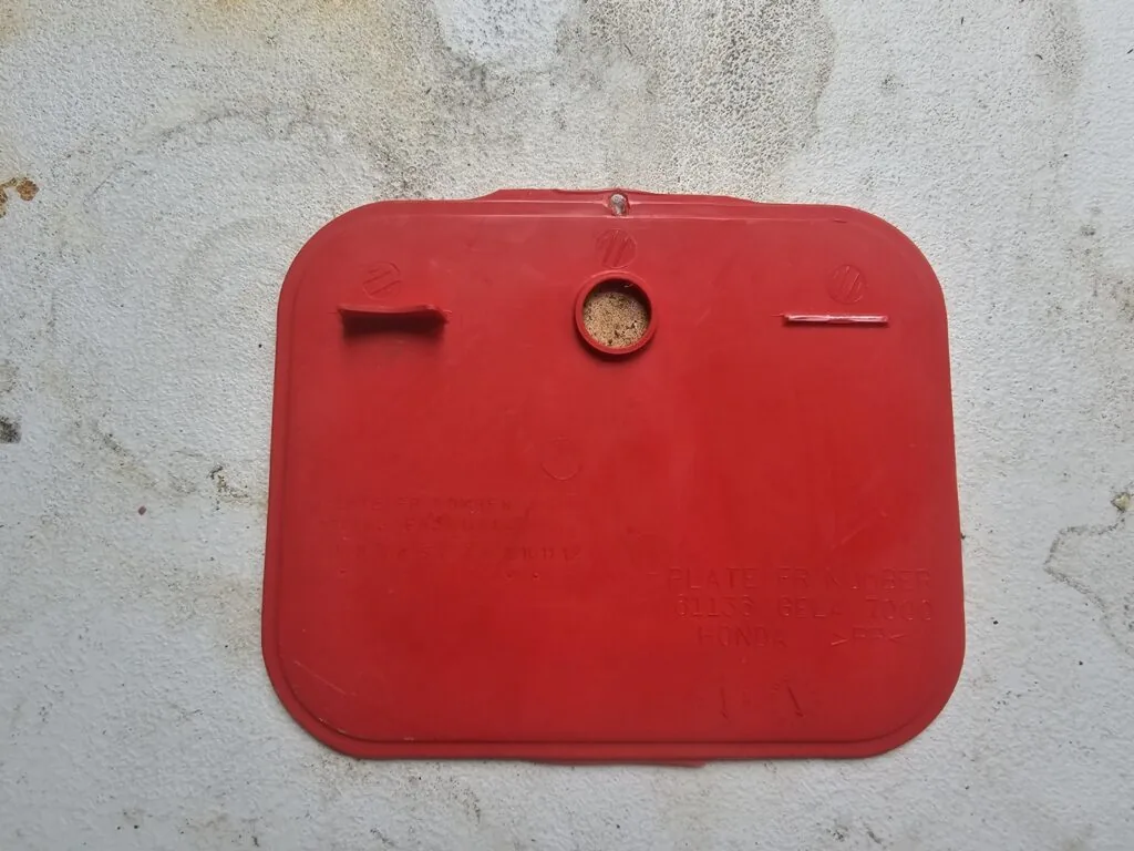 Honda Z50 Number Plate — photo 2