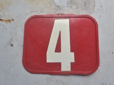 Honda Z50 Number Plate