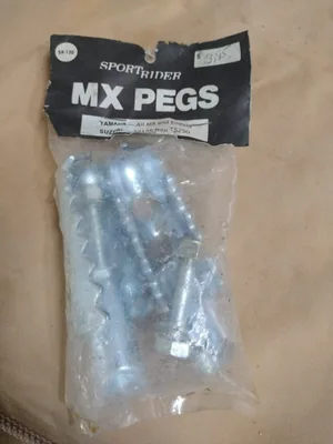 NOS Vintage Motorcycle Pegs Yamaha MX Enduro Suzuki TS125-TS250