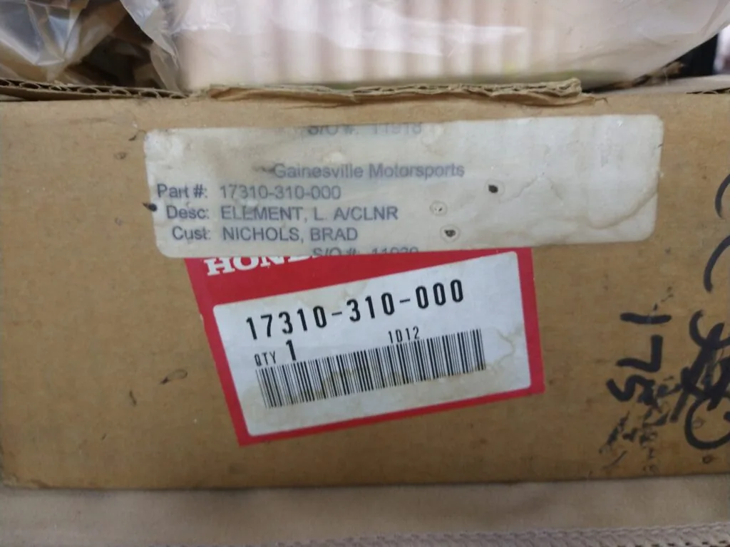 NOS Honda CB350 Air Cleaner Element Set