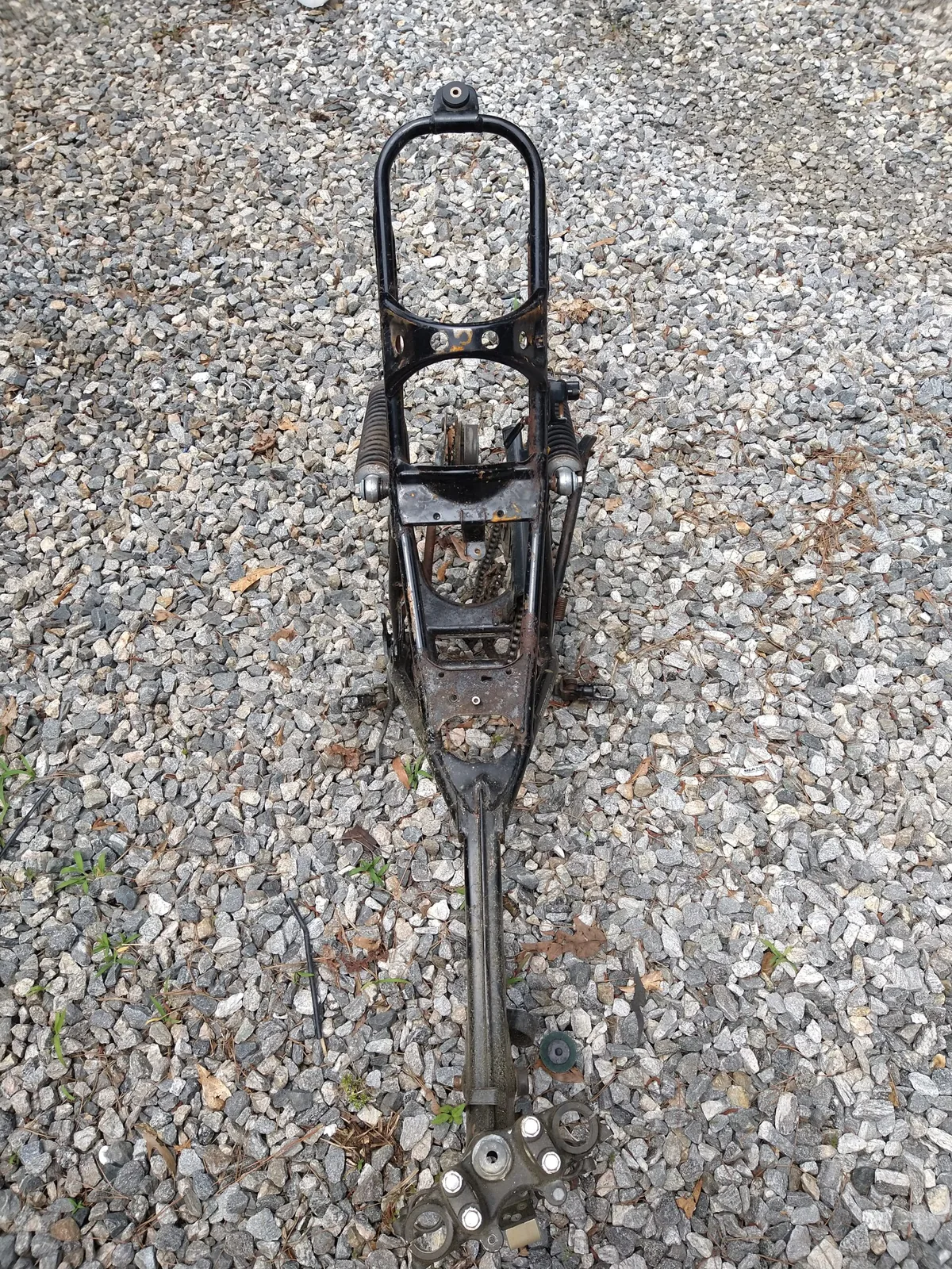 Honda XL125S Frame, Chain, Chain Guard, Swing Arm, Rear Shocks, Kickstand